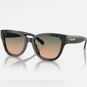 NWT Coach Sunglasses - Emerald Green Signature "C" w/Gold-Toned Hardware